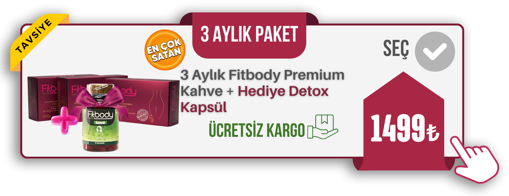 Fitbody Kahve 3 Kutu